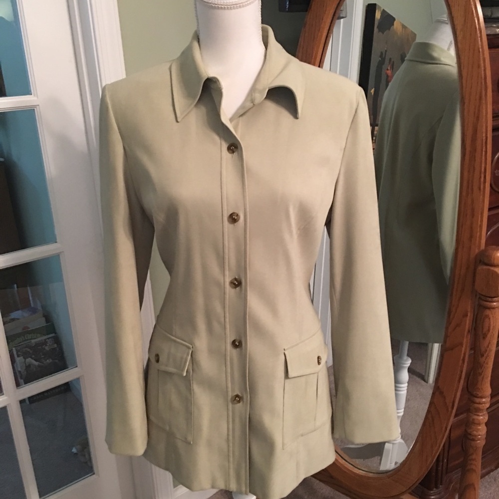 🌟Brushed Suede Hip Length Jacket